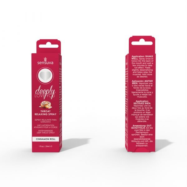 Deeply Love You Throat Relaxing Spray - Cinnamon Roll - 1 Fl. Oz.