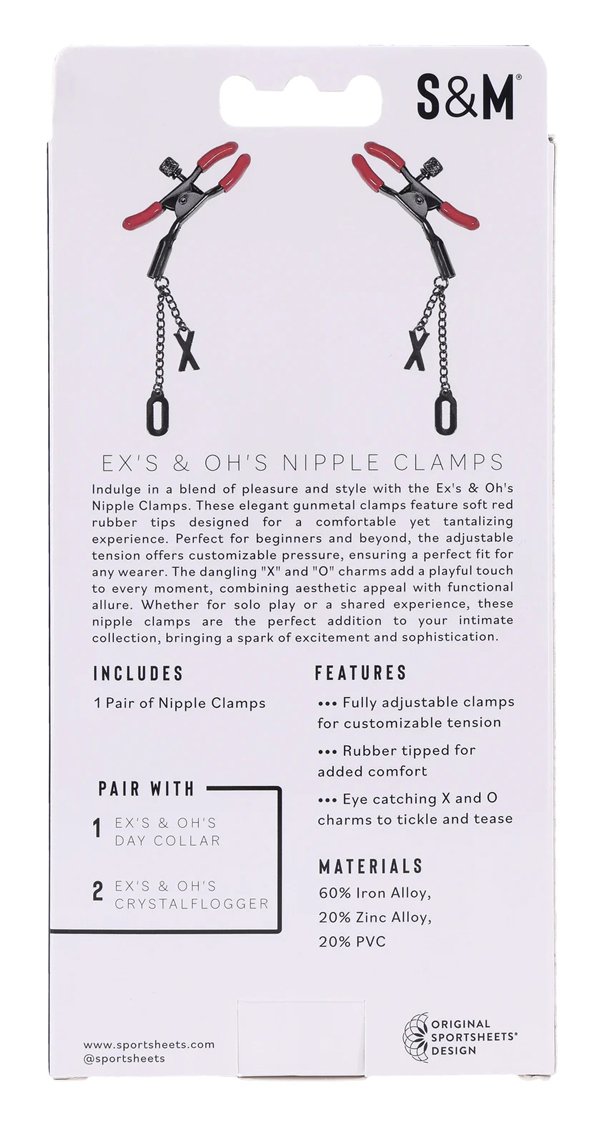 eX's and Oh's Nipple Clamps