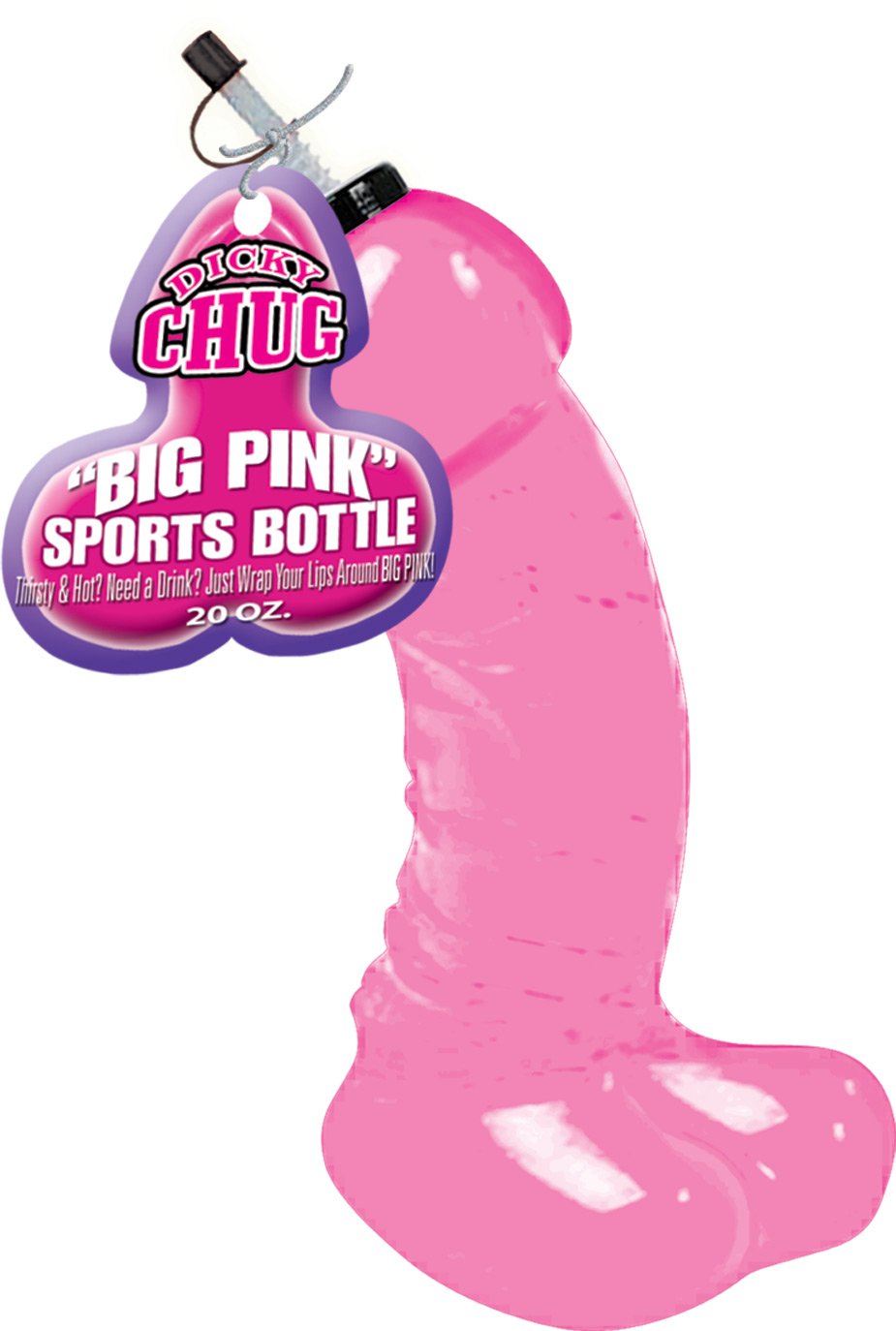 WAXdLYDVCgiHMzfTUWaz6Mo9IYiWAOQI.jpg Dicky Chug Sports Bottle - Big Pink - Image 1