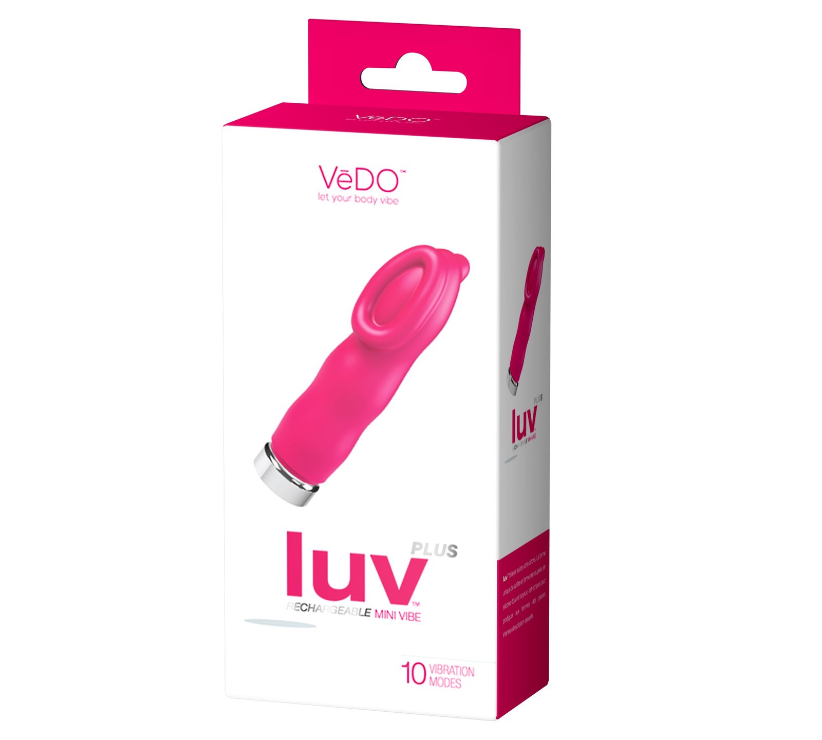 WHjVeTyXwLsBNwNJbyGFx3Z0xRfhiCDq.jpg Luv Plus Rechargeable Mini Vibe - Hot in Bed Pink - Image 1