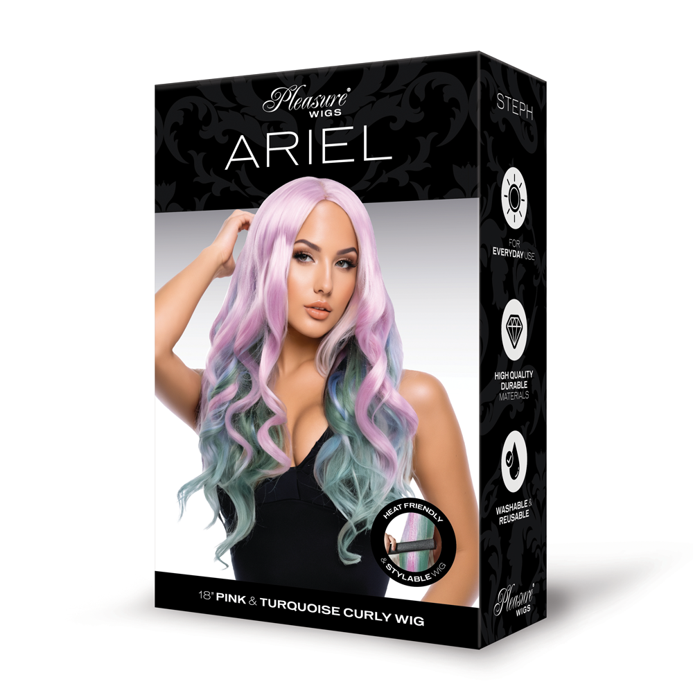 XiYAhPm3.png Ariel Premium Stylable Wig - Pink/turquoise - Image 1
