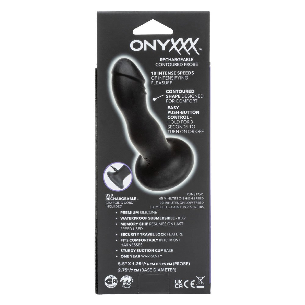 Y8zSJVPA.jpg Onyxxx Rechargeable Contoured Probe - Black - Image 1
