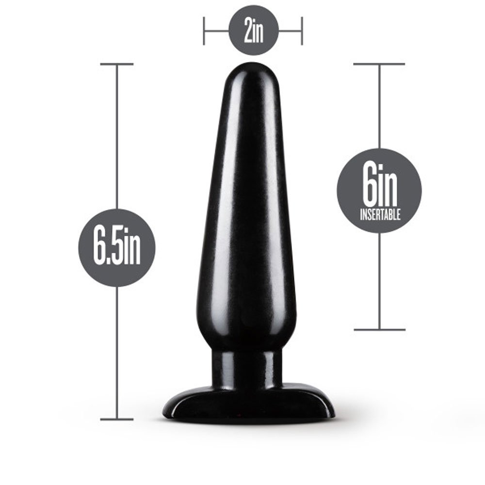 YJmUznCAnllzMMsaCY7FqsE5Wl5g4ikj.jpg Anal Adventures - Basic Anal Plug - Large - Black - Image 1