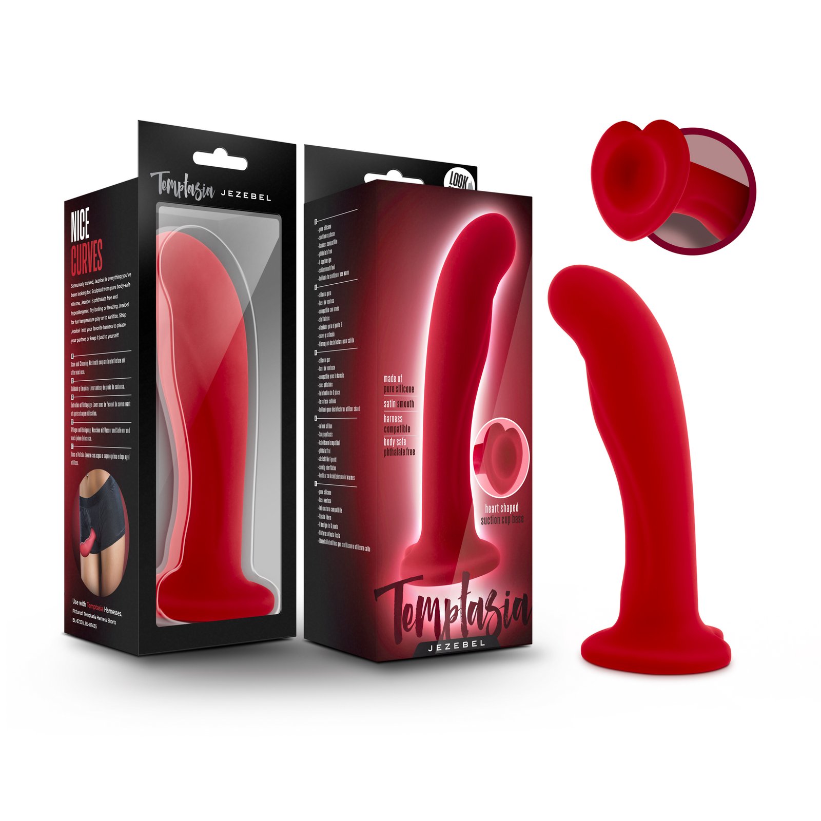 www.blushnovelties.com Temptasia - Jezebel - Crimson - Image 1