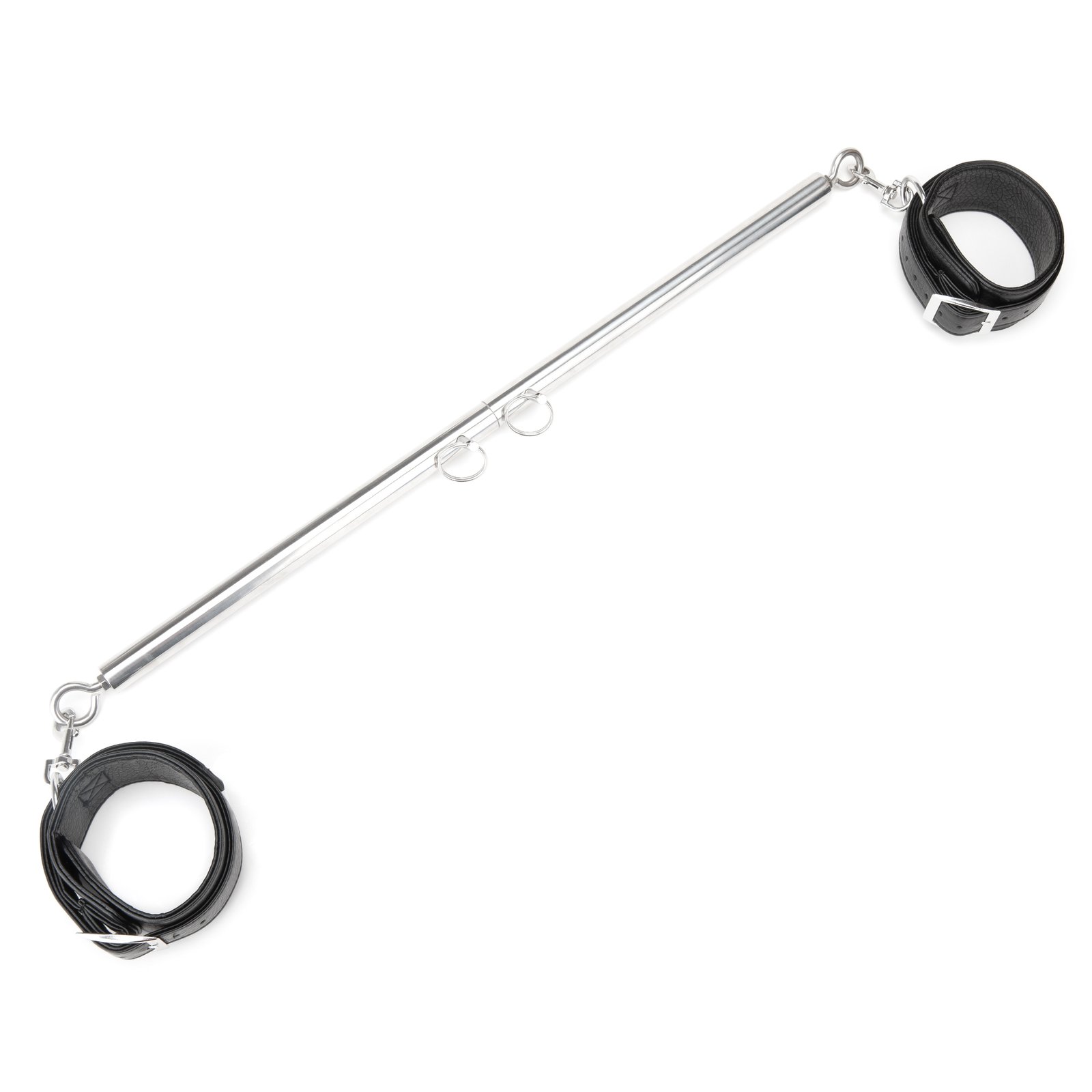 aN8nvB5cfuoYlJOOJanB2CODJzkw93WX.jpg Expandable Spreader Bar Set 24 Inches - 36 Inches With Detachable Leatherette Cuffs - Image 1