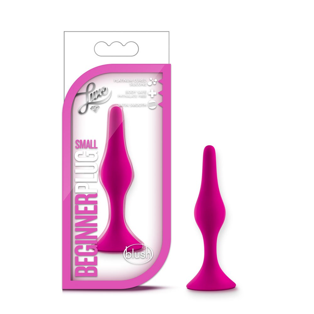 www.blushnovelties.com Luxe - Beginner Plug Small - Pink - Image 1