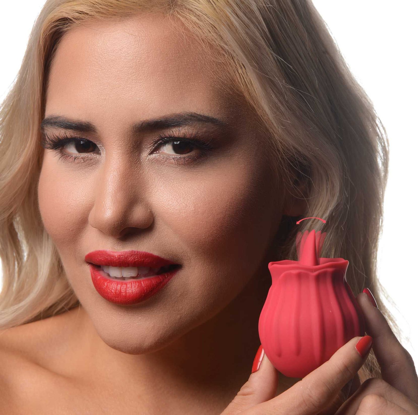 axpADwTgDDrcP9S2qN5AswzUcpt8dGg8.jpg Bloomgasm - Wild Violet 10x Licking Clit Stimulator - Red - Image 1