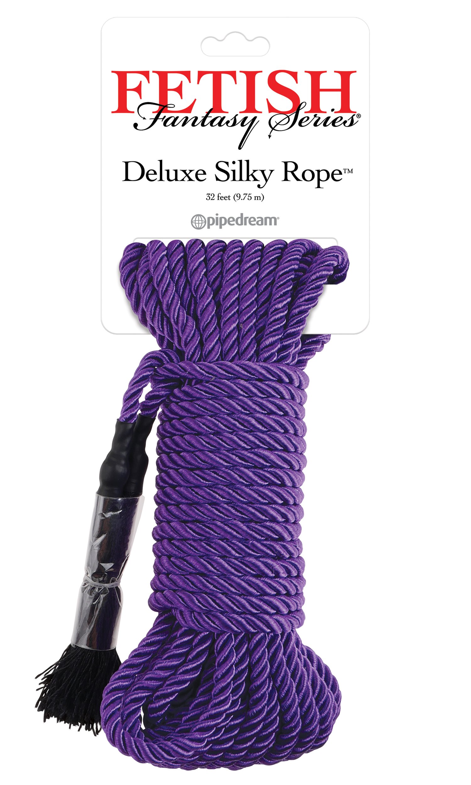 d8777508e86de8bcb8fe76f7c8c1d190.jpg Fetish Fantasy Series Deluxe Silky Rope - Purple - Image 1