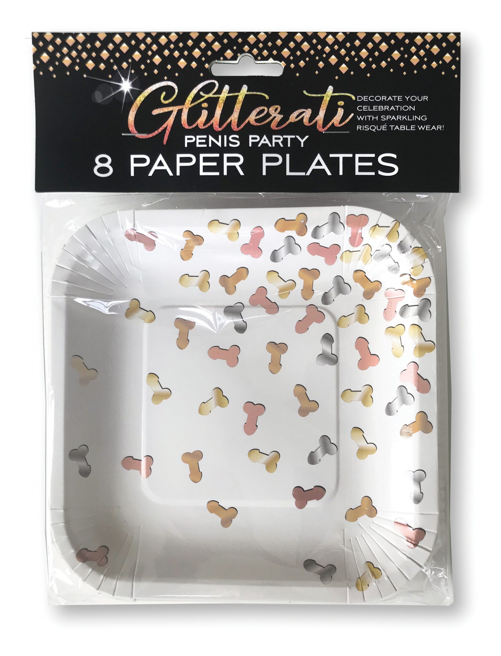 dPXORC378VvdQ5FIp3u0TDjiG0X11jic.jpg Glitterati Penis Party Paper Plates - 8 Count - Image 1