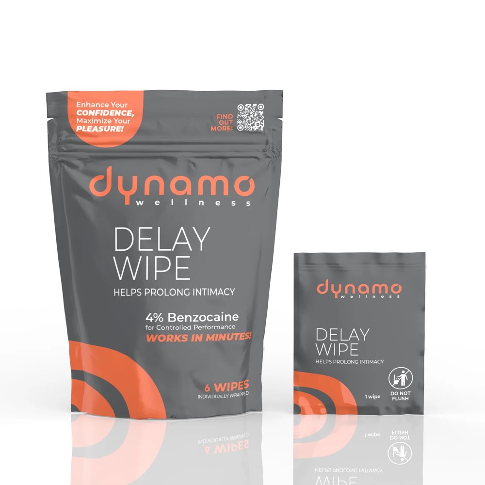 dPbo3MLD.jpg Dynamo Wellness Delay Wipe 4% - 6 Pack - Image 1