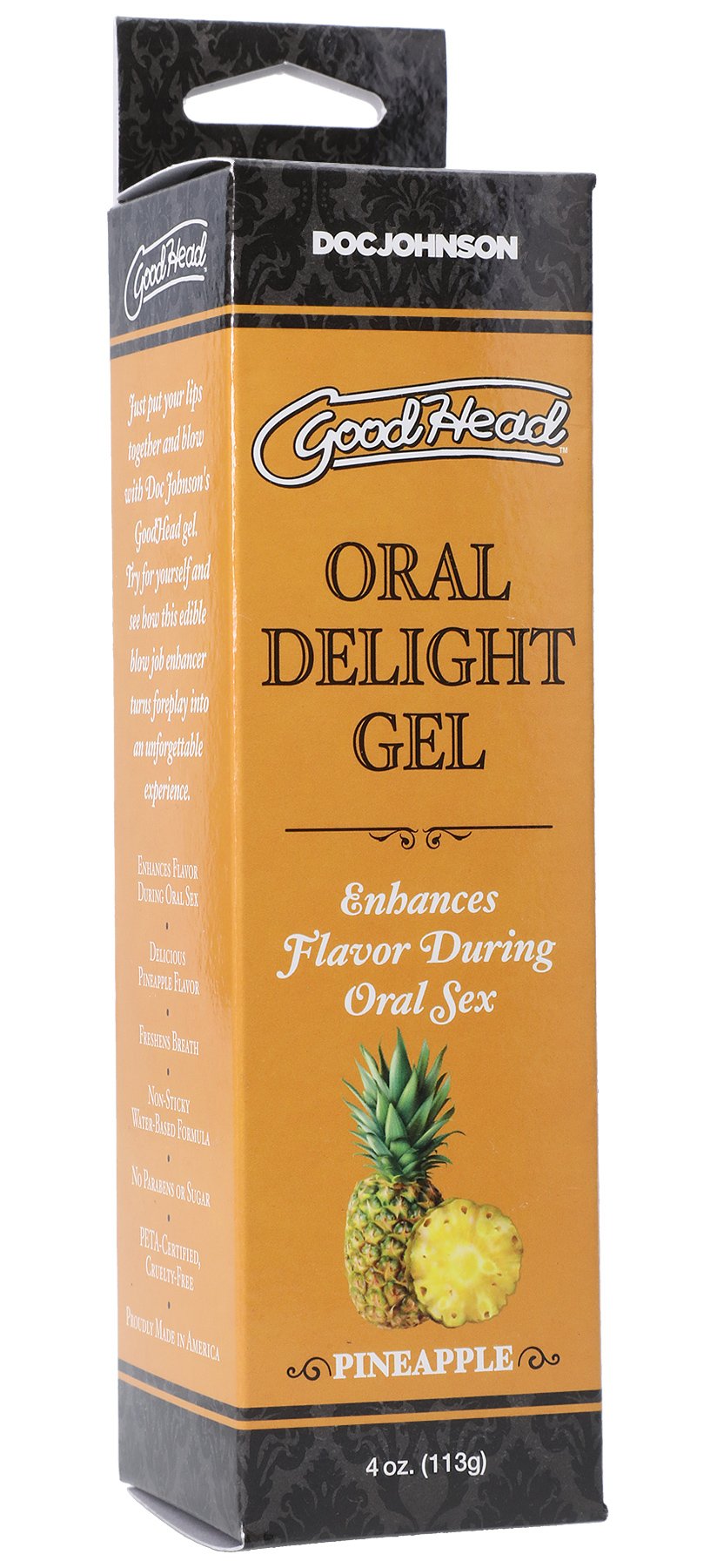 dhj5O1MsqQVoJFOezpFZaFq8laTilwci.jpg Goodhead - Oral Delight Gel - Pineapple - 4 Oz. - Image 1