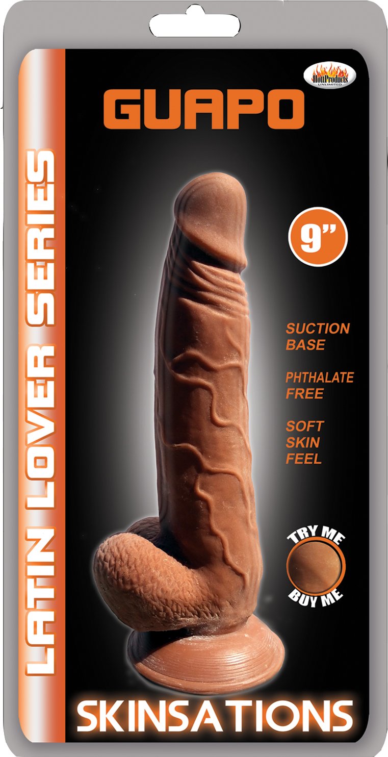 dzxx6BuIe6HUQLwsqwpsmYb81YhuYgnJ.jpg Skinsations Latin Lover Series 9 Inches - Guapo - Image 1