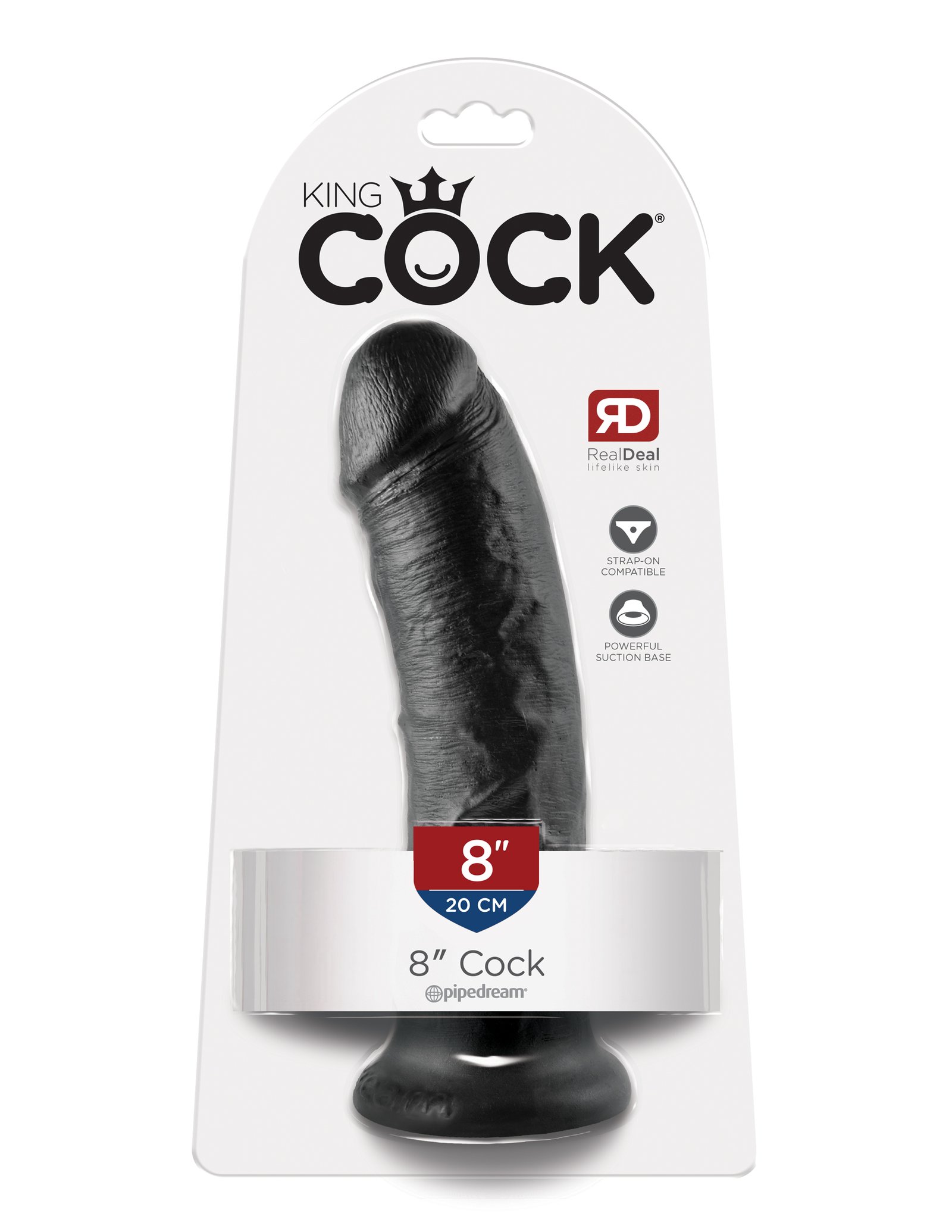 fNN5xAPDtQ7oR6XmGD28v76G3MbHOoNu.jpg King Cock 8-Inch Cock - Black - Image 1