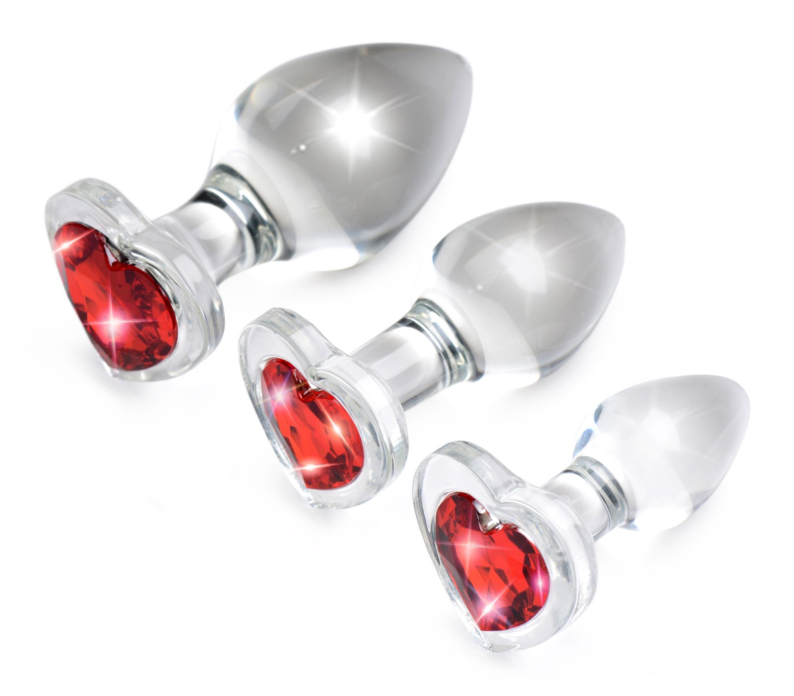 fSpY9hkbC8WFIeeZwl3cDcHSzByP1uBo.jpg Red Heart Gem Glass Anal Plug Set - Image 1