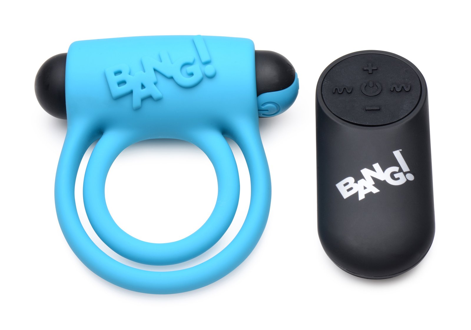 gQRGykhCYVUhBl3H1EwxwPYjHAdjkQTk.jpg Bang - Silicone Cockring and Bullet With Remote Control - Blue - Image 1