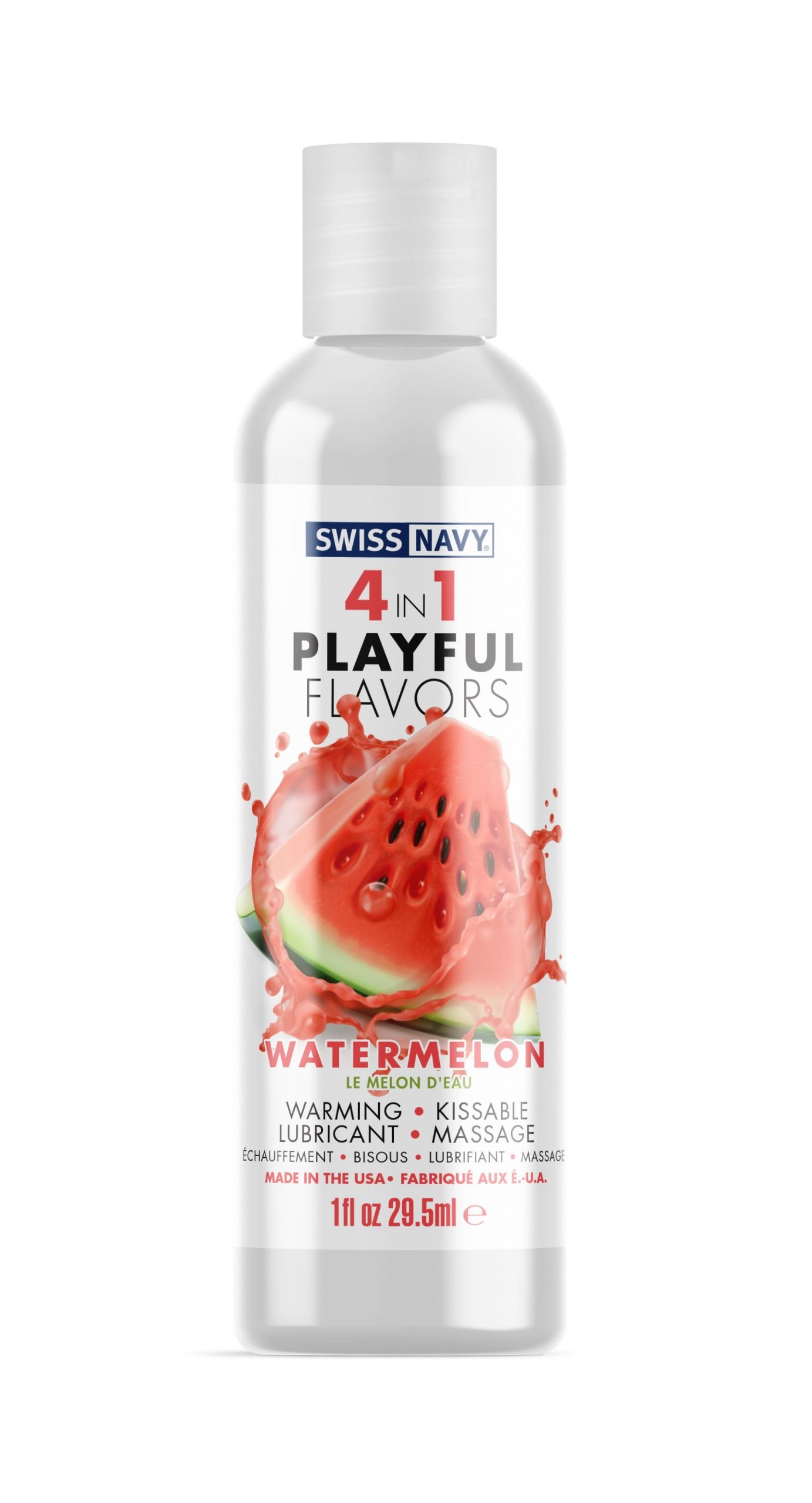 hk4iiqMDuaqyw0Tb00ZbZpiECMKFMus2.jpg Swiss Navy 4-in-1 Playful Flavors - Watermelon 1 Oz - Image 1