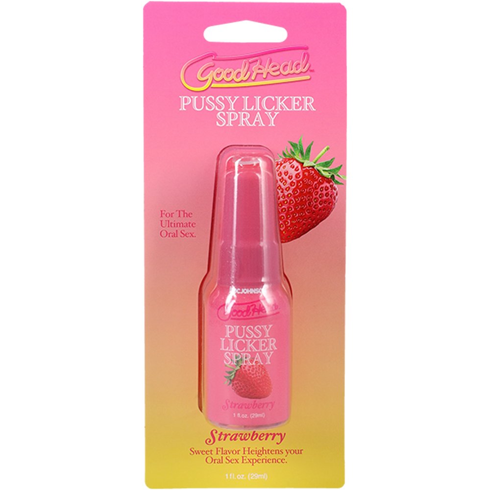 i2riti7l.jpg Goodhead Pussy Licker Spray Strawberry 1 Fl Oz - Image 1