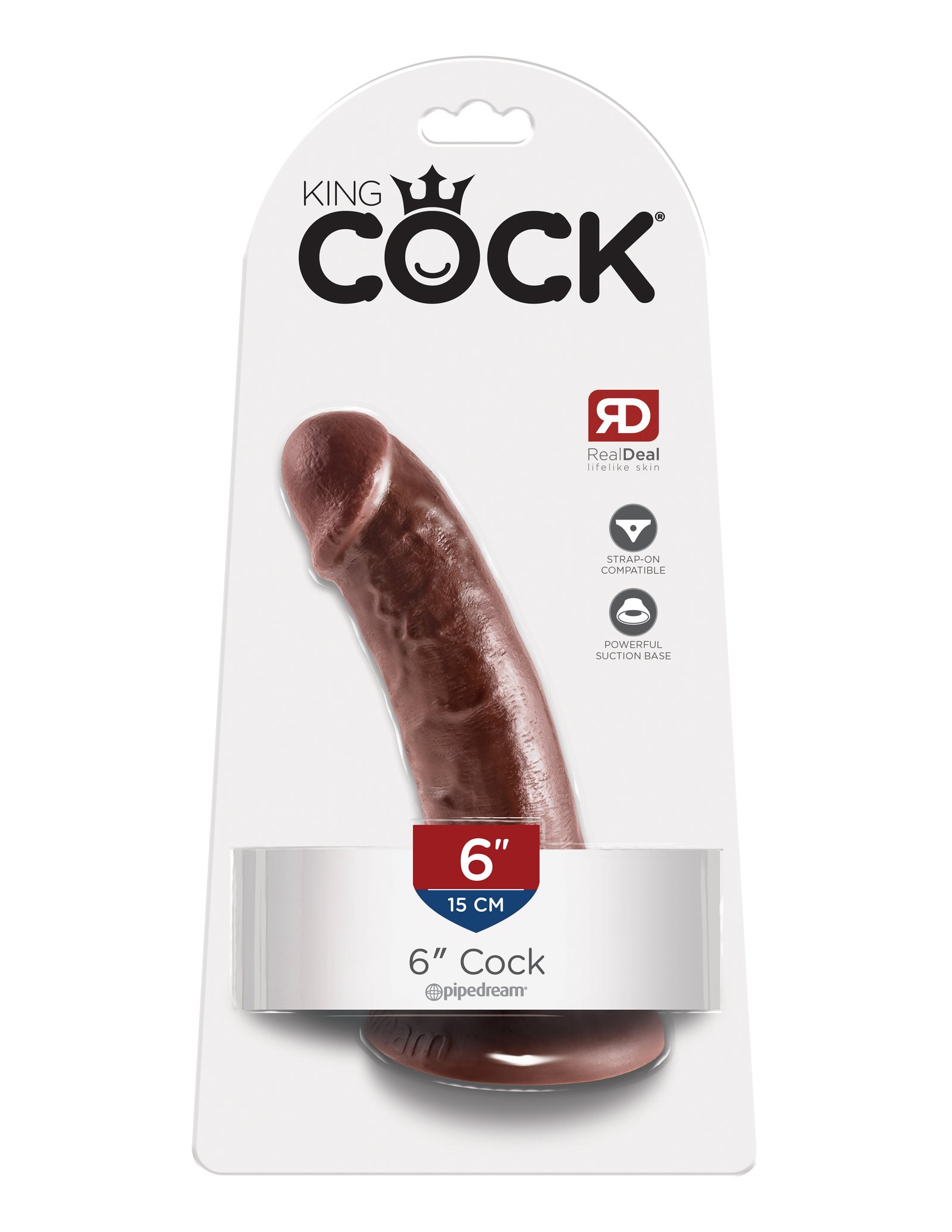 iaeh60lLHTezlJmBigjor1XUeXG51Npk.jpg King Cock 6-Inch Cock - Brown - Image 1