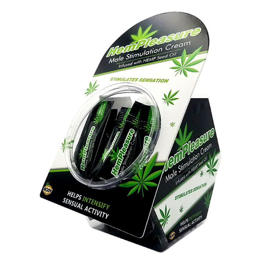 jALmT0y8qc7m5p6F7hApATW969S1K00x.jpg Hempleasure for Men Sample Packet 50 Pc Fish Bowl Display - Image 1