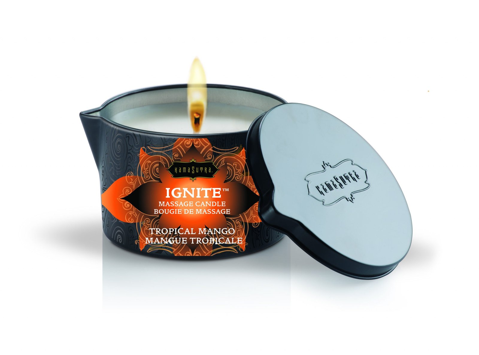 SONY DSC Ignite Tropical Mango Massage Candle - 6 Oz. - Image 1