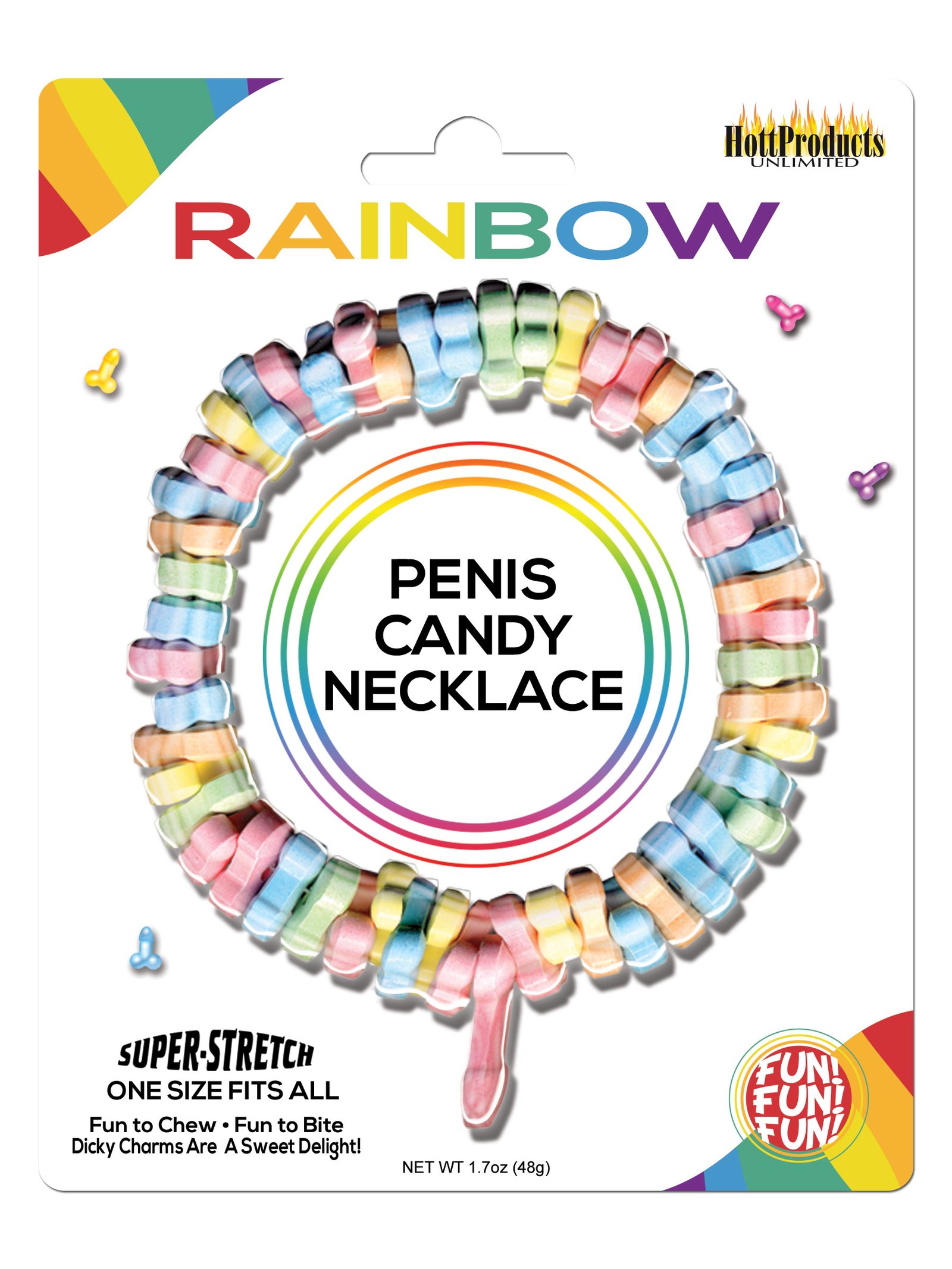 k7XXCnVdc8zoOi5jmEylZtwaWoY7ZsM8.jpg Rainbow Penis Candy Necklace - Image 1