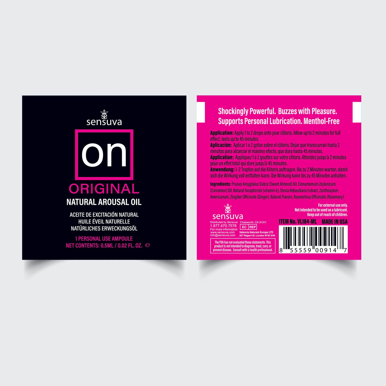 kMl3vpKv.jpg On Natural Arousal Oil Original - Single 0.01oz Ampoule Packet - Image 1