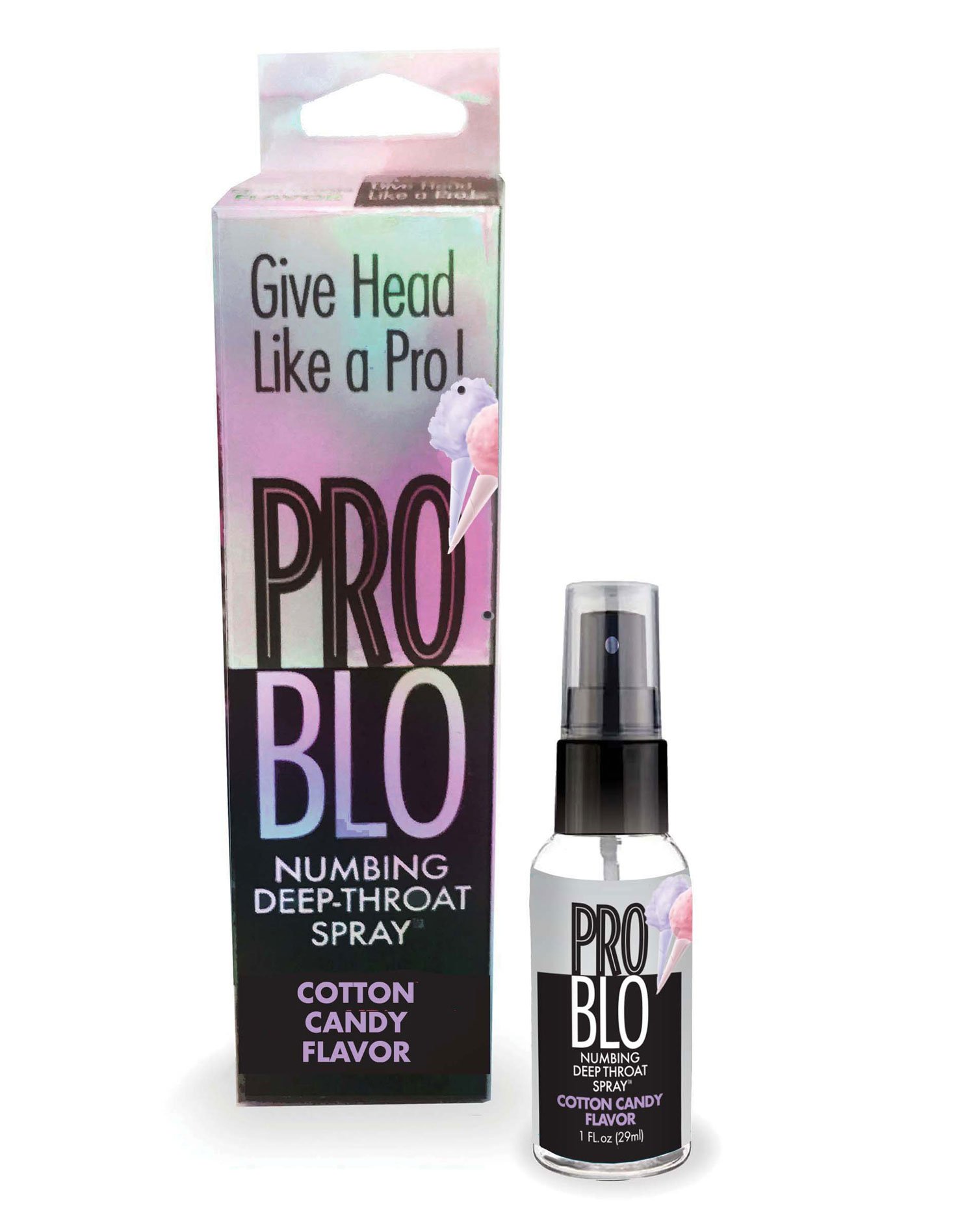 lBhNRh2N24oFtihJSAcWUDXInrMUn2IJ.jpg Pro Blo Throat Numbing Spray 1oz - Cotton Candy - Image 1