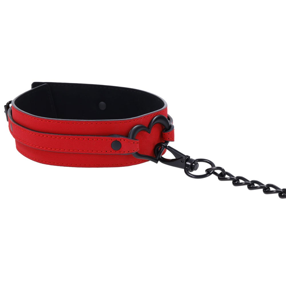 lVLc0ig6mL3zW7sY03qtVcLEP3sYd7DI.jpg Amor Collar and Leash - Red - Image 1