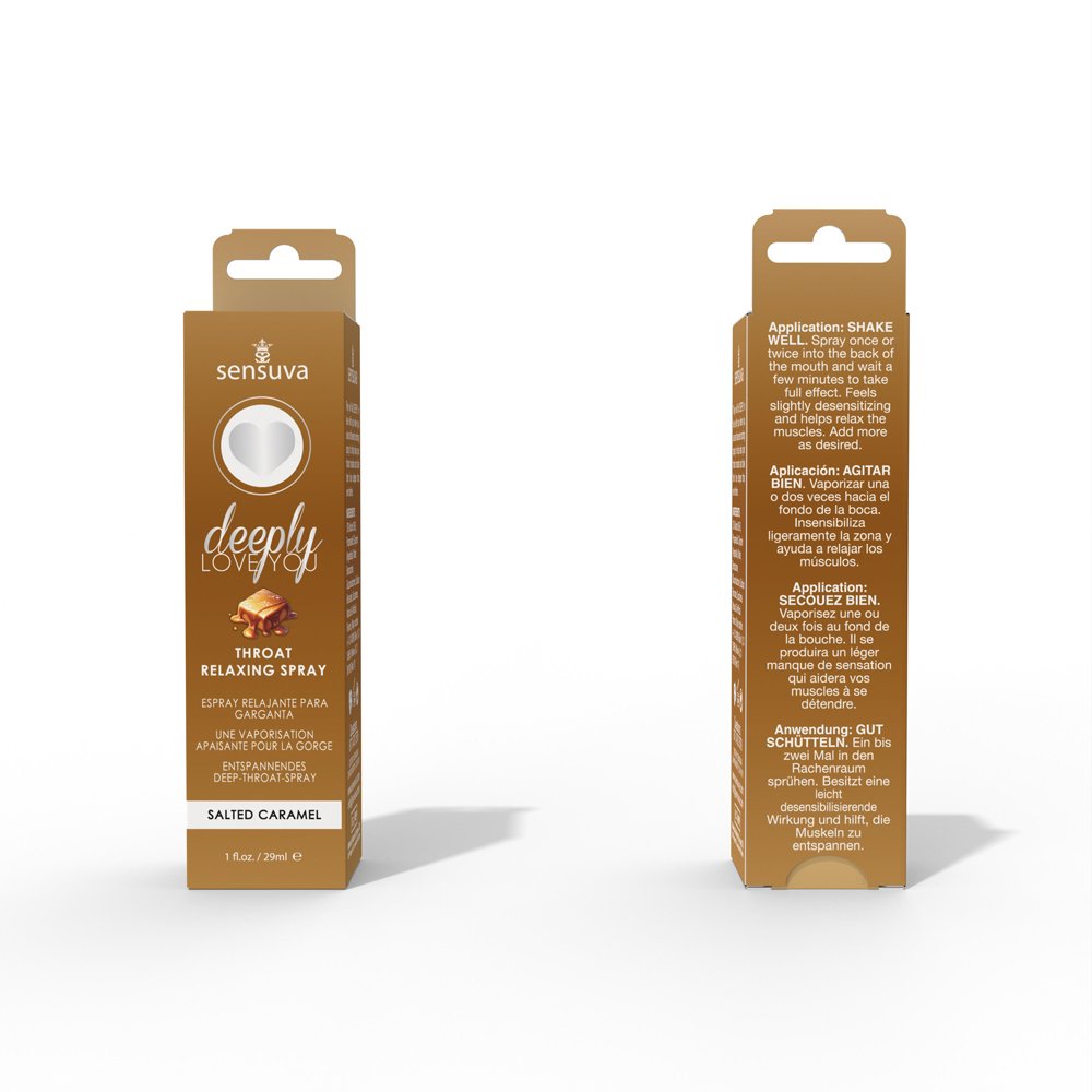 mJtKA2LG.jpg Deeply Love You Throat Relaxing Spray - Salted Caramel - 1 Fl. Oz. - Image 1