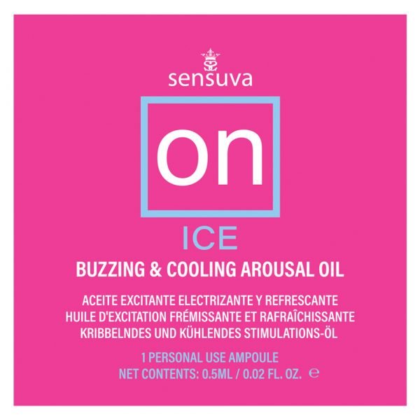 On Ice Buzzing & Cooling Female Arousal Oil - 0.01 Oz. Ampoule