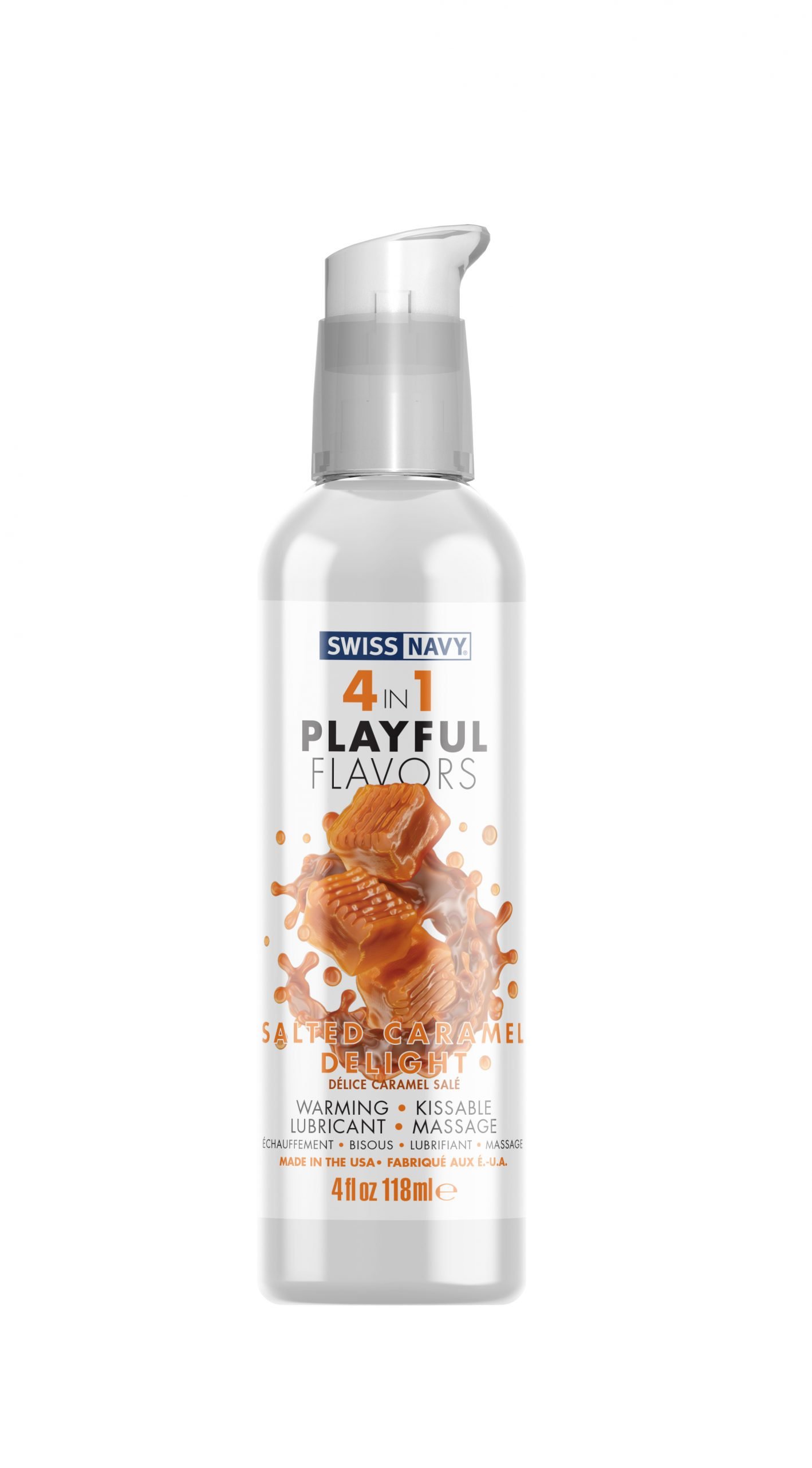 mz3h3drTuz9Z3xtxBXIokcfrvTT8Pjdv.jpg Swiss Navy 4-in-1 Playful Flavors - Salted Caramel Delight - 4 Fl. Oz. - Image 1