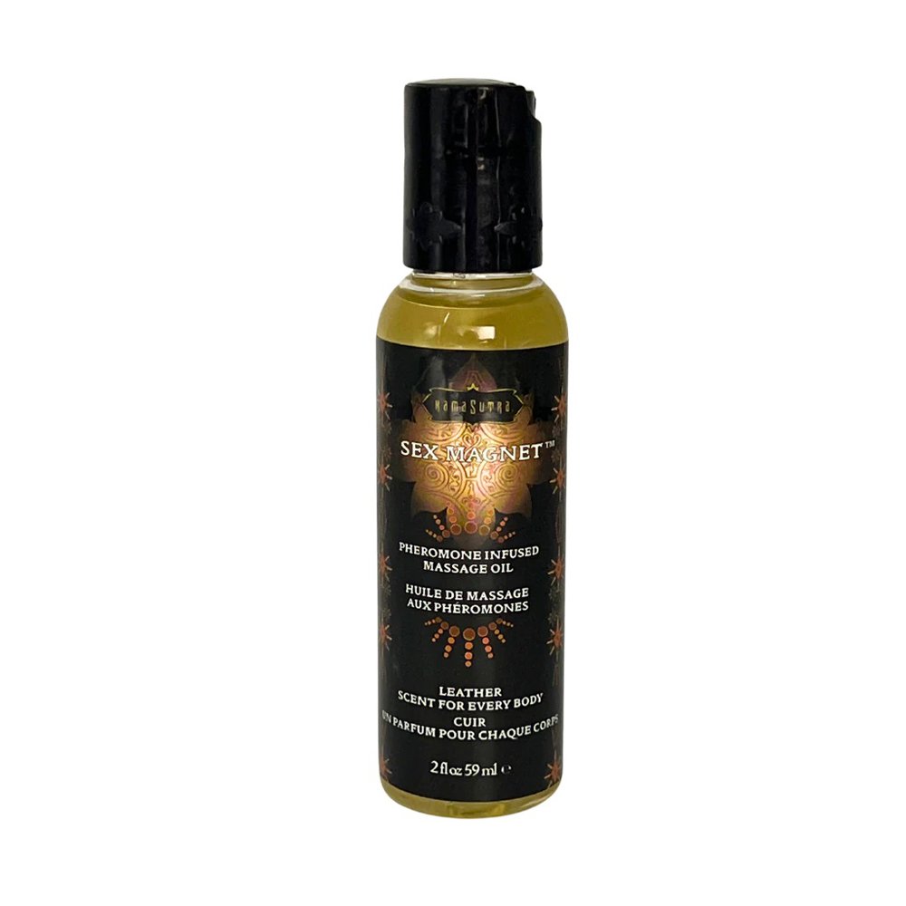 n0dQUEz4.jpg Leather Sex Magnet Massage Oil 2oz - Image 1