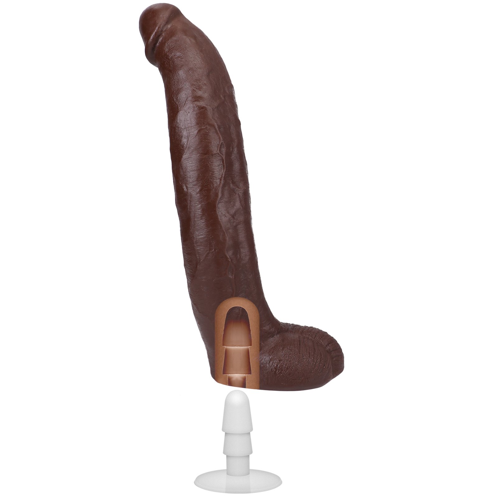 nNyzogp27BMfGLq2qxOIc8PkdZMrGp6v.jpg Signature Cocks - Brickzilla - 13 Inch Ultraskyn Cock With Removable Vac-U-Lock Suction Cup - Chocolate - Image 1