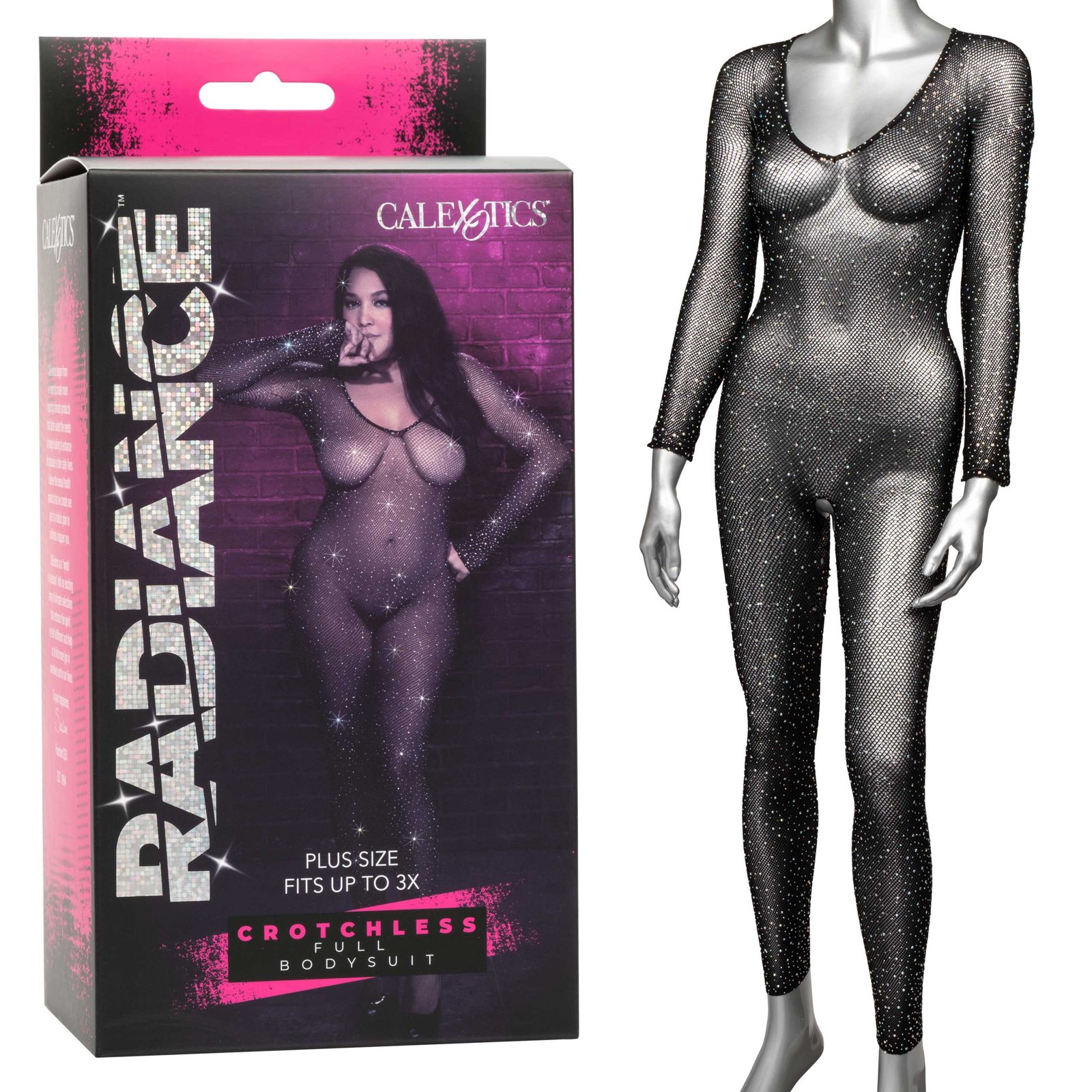 nuBYoHXqJhILAir9W7P37PjXSLa6E3dv.jpg Radiance Crotchless Full Body Suit - Queen - Black - Image 1