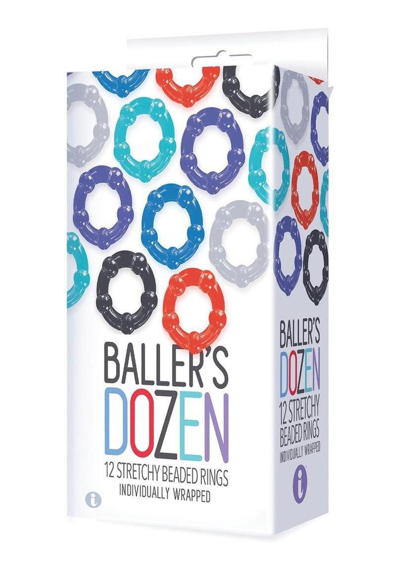 o2uzzEo2YOBegJHDRcTYMMgZC17mj3lu.jpg The 9's - Baller Dozen Beaded - 12 Pc Cock Ring Set - Image 1
