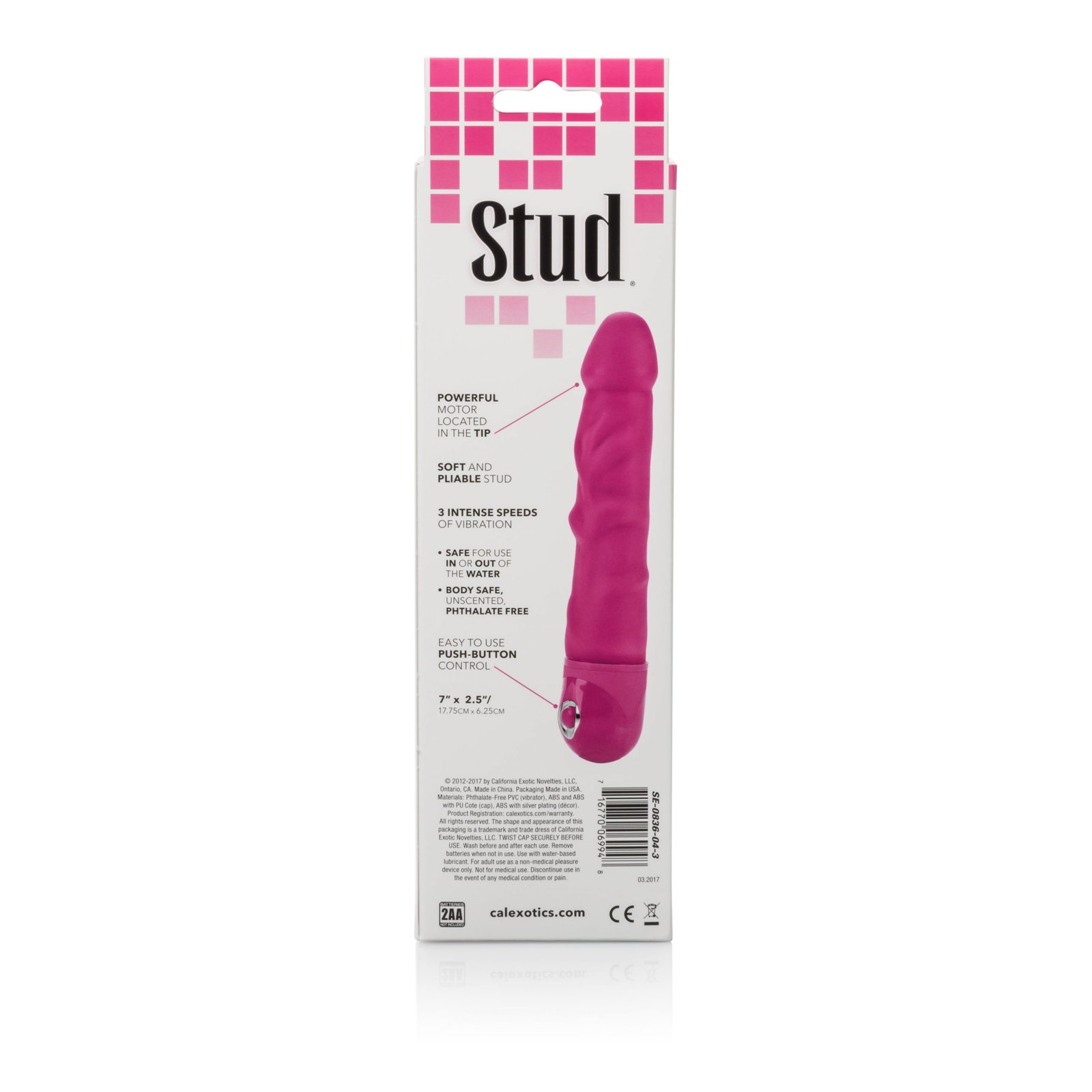 oFZMmkKtOB1TtzwlHnuIywLosw06tQGZ.jpg Waterproof Power Stud Rod Dong - Pink - Image 1