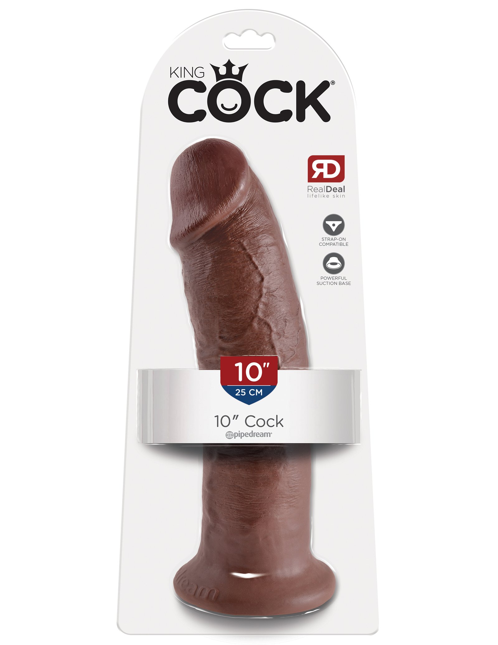 pvQWb2v9W0KbOSbtt7tD0DePIGtGmi7b.jpg King Cock 10-Inch Cock Brown - Image 1