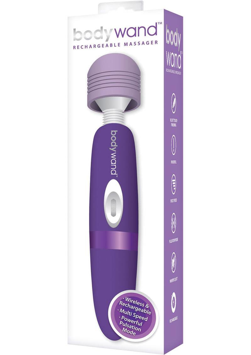 qTpVYlic17iRbHo5KFn9Mc185GV3pXVr.jpg Bodywand Rechargeable Massager - Purple - Image 1