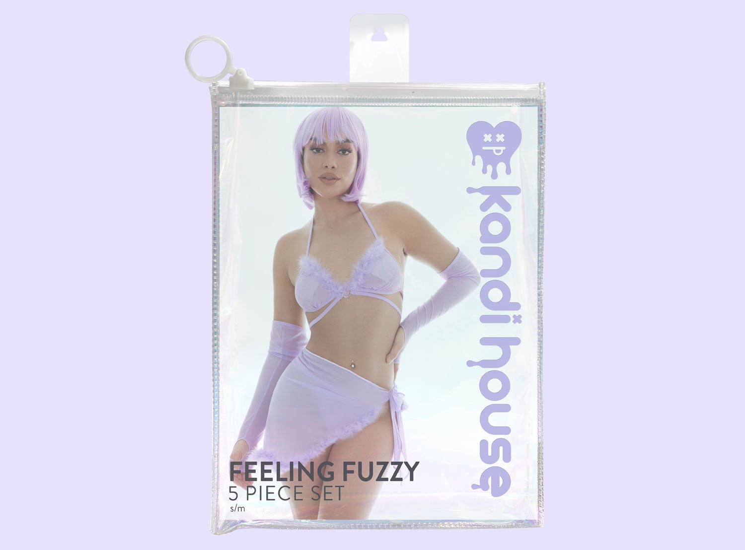 qnQp8Nym2DACoaAypb0w2AqvzCiF3iuz.jpg Feeling Fuzzy 5pc Set - Medium/large Lilac - Image 1