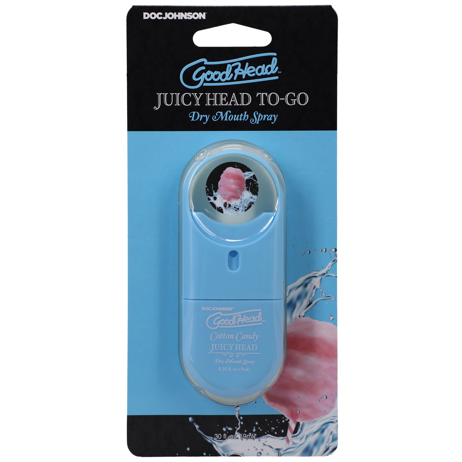 rgfK4025DBRKf8pqZi1PaOPIvBLNv6w4.jpg Goodhead - Juicy Head Dry Mouth Spray to-Go .30 Fl - Cotton Candy - Image 1