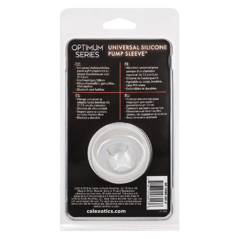 sxP76dHI.jpg Universal Silicone Pump Sleeve - Clear - Image 1