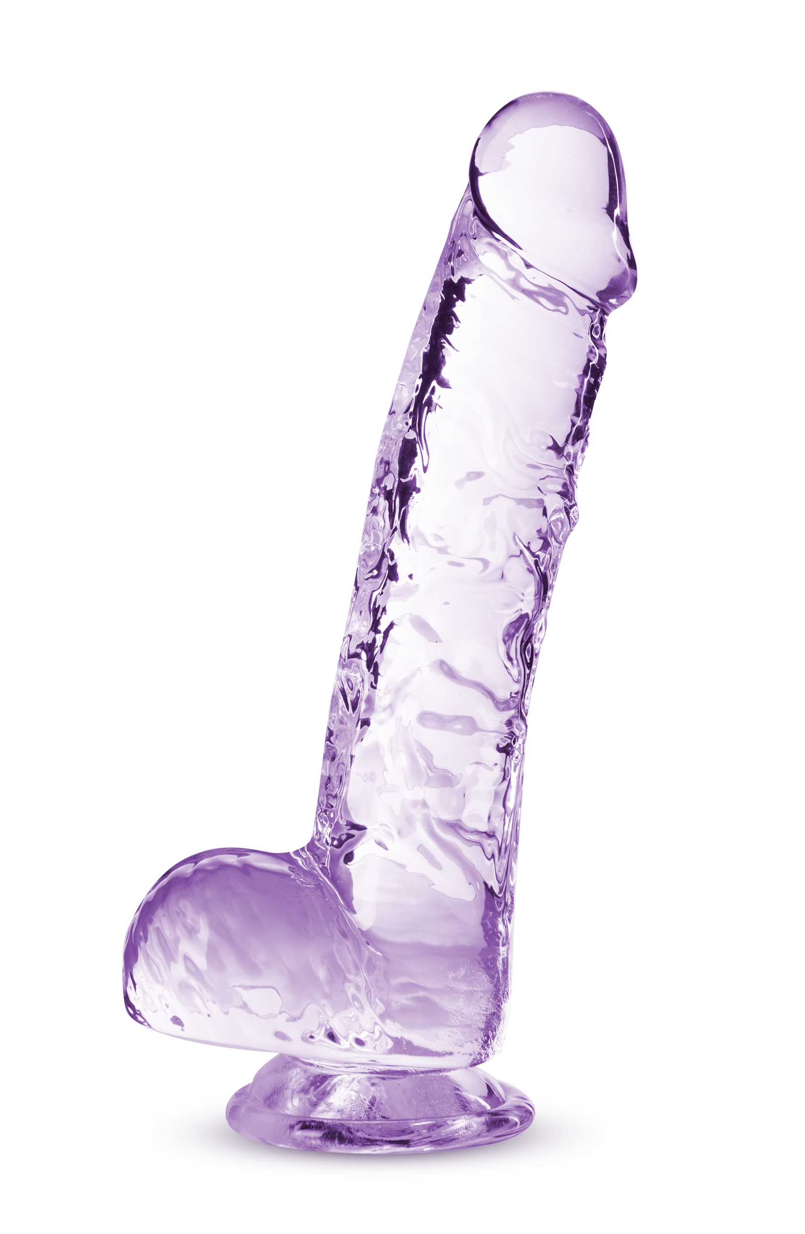 sysT87sTOcWEZLivQgSwvDOx8uI0OTjK.png Naturally Yours - 6 Inch Crystalline Dildo - Amethyst - Image 1