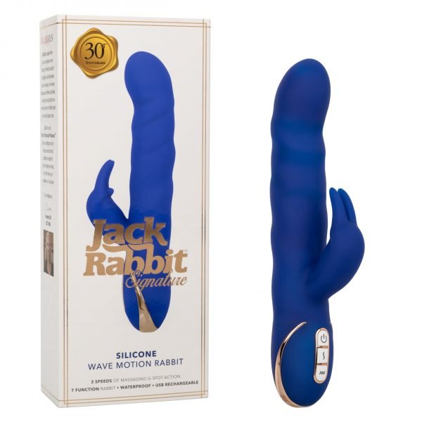Jack Rabbit Signature Silicone Wave Motion Rabbit - Blue
