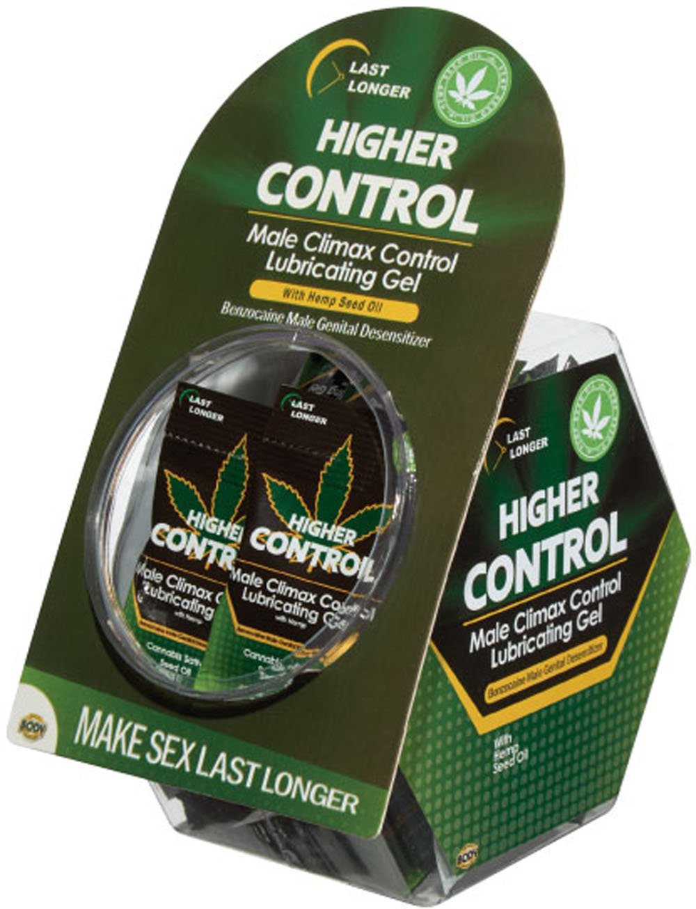 tPt78aQgJftF5RKHcuDMLHlUpjerTDeY.jpg Higher Control Male Climax Control Lubricating Gel With Hemp - 50 Pc - Image 1