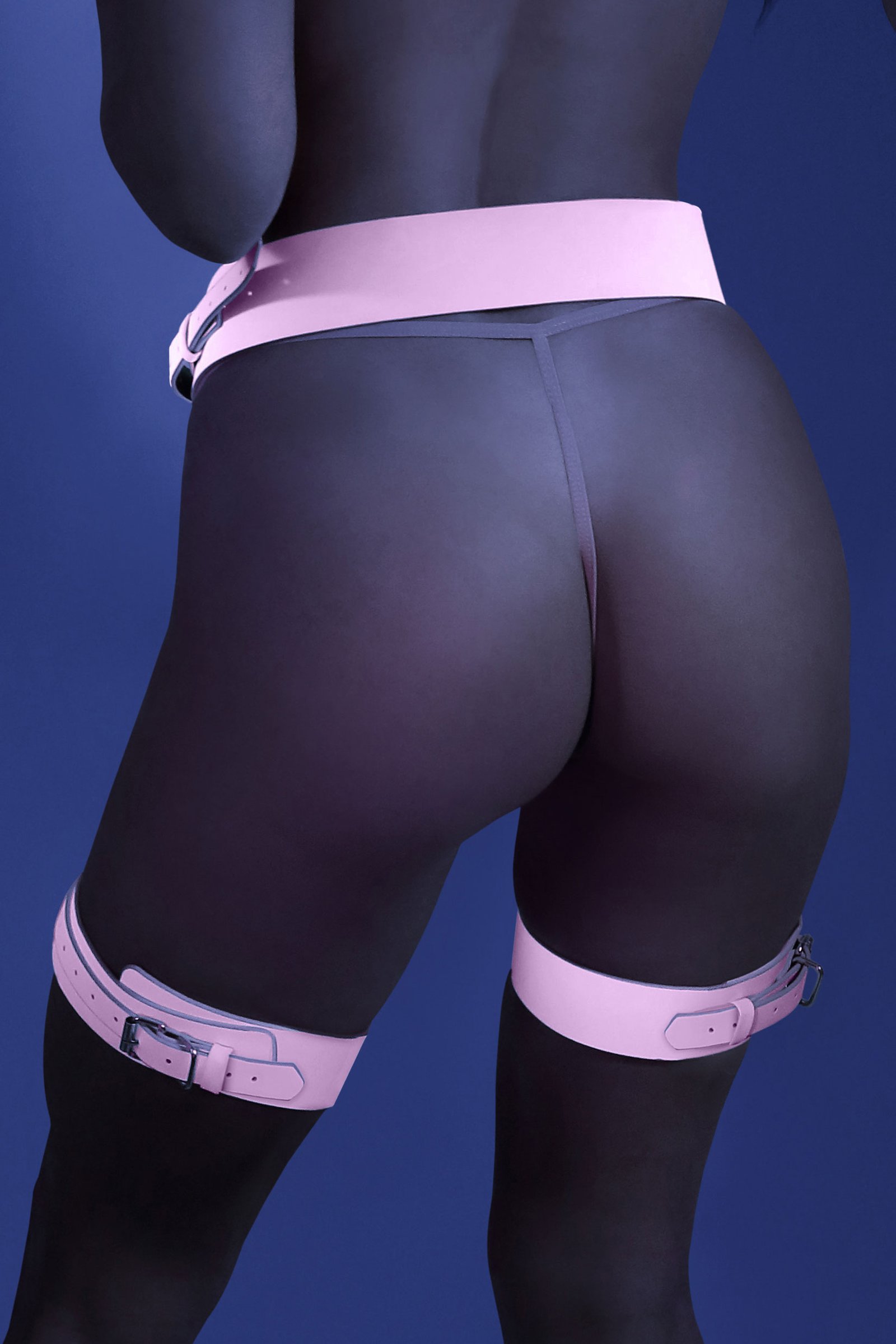 uzGFsyYOhyGnnYBcARVmewHHJcxZNslE.jpg Leg Harness - One Size - Light Pink - Image 1