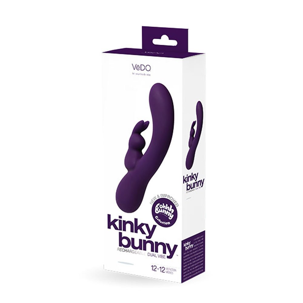 wdLQxNtIjDhFzwiYgBHFQrIXLKGx916O.jpg Kinky Bunny Plus Rechargeable Rabbit - Purple - Image 1