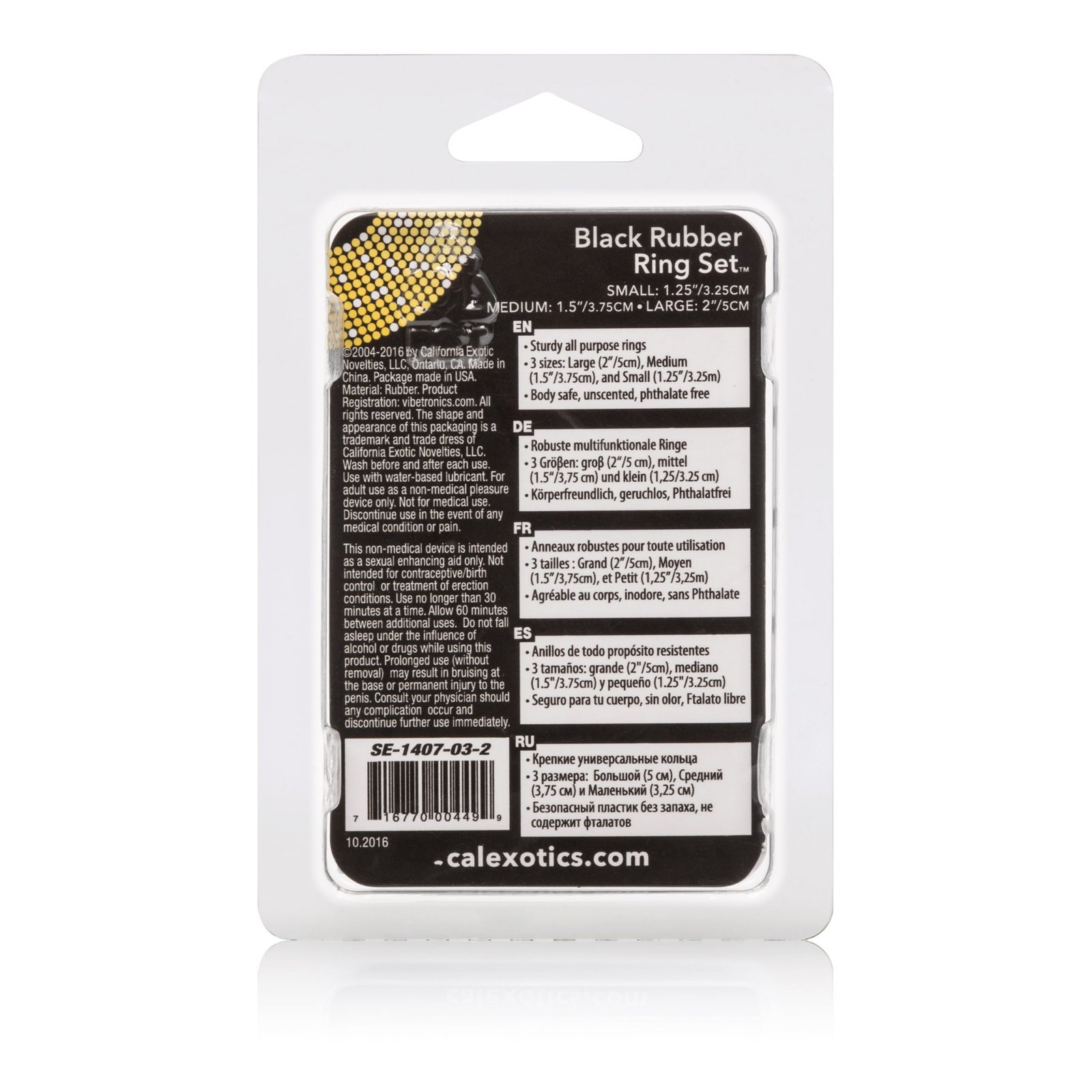 xwsSe7WA7aEwCvs8Bw1P9avahlaSu7UK.jpg Rubber Ring 3 Piece Set - Black - Image 1