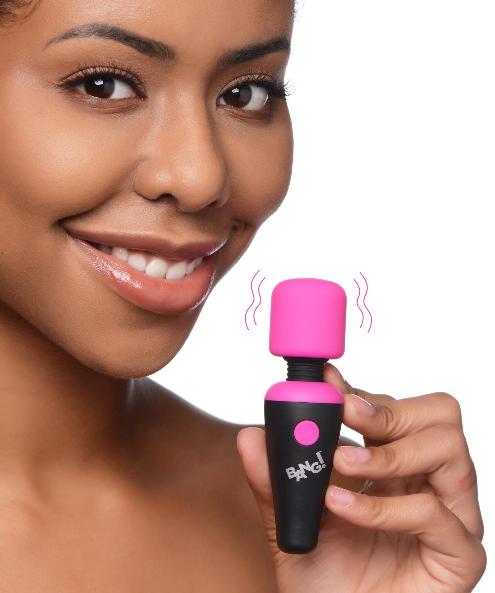 yxbQOl7aYSs1yGSbx6KIzhtbkQdjeLP0.jpg Bang - 10x Vibrating Mini Silicone Wand - Pink - Image 1