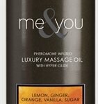 Me and You Massage Oil - Lemon Ginger Orange Vanilla Sugar - 4.2 Fl. Oz.
