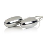 Pocket Exotics Vibrating Double Silver Bullets – Silver - Image 3